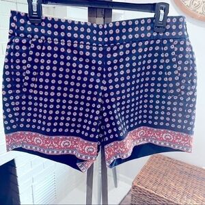 J Crew 5” Short Boho Vibe. Side Zip NWT Size 4 Washable